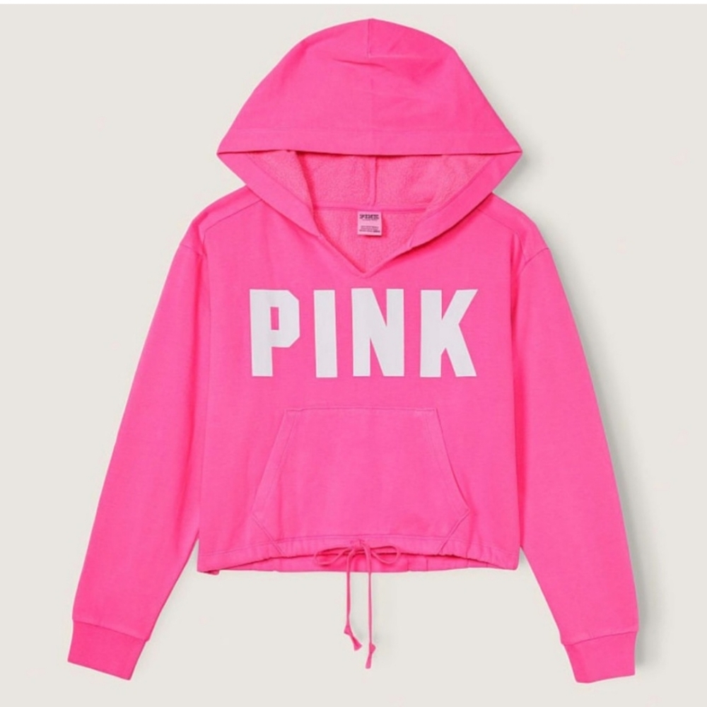 Victoria's Secret PINK Hoodie Soft Pink Kangaroo Pocket Small NWT Pullover